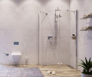 Душевой уголок Wasserkraft Aller 10H07RWHITE 120x90 правый